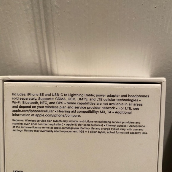 Lot of 4 Apple iPhone Empty Box's (No Phone or Accessories) Blue, Green, Black - Picture 4 of 5